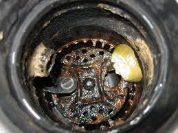 While the power source to the garbage disposal is off, place the utensil into the drain and push it back and forth against the grinding mechanism in the drain. 10 Things To Avoid Putting In Garbage Disposals Zeek Plumbing