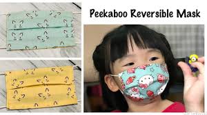 How To Sew A Reversible Peekaboo Pleated Face Mask With Filter For Beginners Youtube In 2020 Face Masks For Kids Mask For Kids Mask