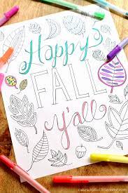 This coloring pages was posted in october 1, 2020 at 3:45 am. Free Fall Coloring Page Happy Fall Y All Hello Little Home