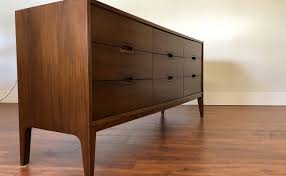 Featuring clean lines, 3 drawers, and an affordable. Sold Walnut Mid Century 9 Drawer Lowboy Dresser Modern To Vintage