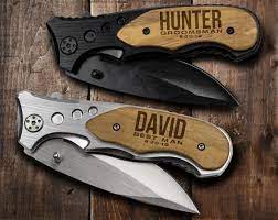 Groomsmen Gift Engraved Knife Groomsmen Gifts Pocket Knife Etsy In 2020 Engraved Knife Wedding Gifts For Groomsmen Knife Gifts