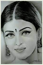 Aishwarya Rai Bachhan Sketch By Me :) | Art Sketches Pencil, Art Drawings  Sketches Creative, Art Drawings Sketches Pencil