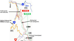 12. System of mountain roads leading south from Shimoichi to Dorogawa... |  Download Scientific Diagram