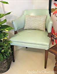 Spray Painted Vinyl Chair Vinyl Chairs Furniture Paint Upholstery