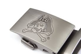 Anson Belt & Buckle 1.5" ECU Jolly-Roger Buckle in Gunmetal