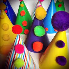 Diy Party Hats Carnival Crafts Clown Party Carnival Birthday Parties