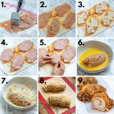 This classic french chicken dish, adapted from jane and michael stern's book american gourmet, more than lives up to its name (cordon bleu means blue ribbon). Healthy Chicken Cordon Bleu Nutrition To Fit