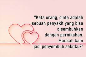 Kamu baik banget ya, tapi sayangnya pas butuh saja sampe aku terharu. 20 Untaian Kata Manis Yang Cocok Untuk Melamar Kekasih Dailysia