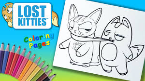 With these fun sarah & duck coloring sheets, you can totally pick one of the coloring sheets and get your kids all started to decorate the pictures with bring the enchanting world of sarah and duck to life by coloring these fun and wonderful coloring sheets! Lost Kitties Coloring Book Pages For Kids How To Coloring Lost Kitties Youtube