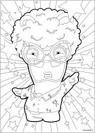 Epingle Par Bou Esetout Sur Dessins Pour Deco Coloriage Lapin Lapin Cretin Coloriage