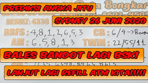 Prediksi Togel Sydney Jitu Hari Jumat 26 Juni 2020 Rajabongkar Youtube