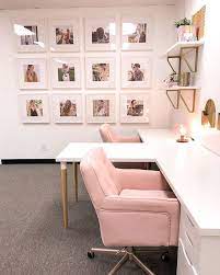 Office Space A Tour Of The New Barefoot Blonde Hair Offices Lauren Conrad Cozy Home Office Office Interior Design Home Office Decor