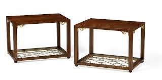 Handmade by a small business. Niels Holgerrasmussen A Pair Of Stained Oak Art Deco Coffee Tables Mutualart