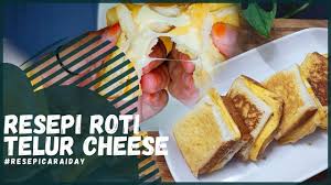 Rasa dia memang pure cheese.so klau anda peminat cheese. Resepi Roti Cheese Telur Egg And Cheese Grilled Sandwich Tanpa Minyak Youtube