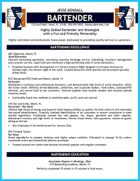 Bartendending Responsibilities Resume Sample And Bartending Resume With No Experience Example 324x42 Resume Examples Resume Templates Resume Objective Examples