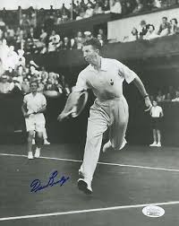 Tennis HOFer DON BUDGE AUTO SIGNED 8x10 Photo #4 w/ JSA COA