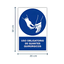 Requisitos de seguridad en laboratorio NTP 399: Un técnico mostrando las señales M004 (Guantes) y M005 (Protección Ocular) junto a un recipiente de residuos biológicos, enfatizando el uso seguro de EPP y la disposición correcta.