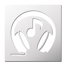 Pochoir Casque De Musique Casque De Musique Pochoir Casque Musique
