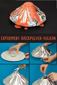 Backpulver Vulkan Experiment Fur Kinder Experimente Kinder Wissenschaftliche Experimente Fur Kinder Kinderexperimente