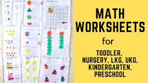 Kindergarten math includes many new concepts. Daily Practice Math Worksheets For Toddler Nursery Lkg Ukg Kindergarten Preschool 2 Youtube