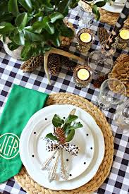 Black And White Checkered Fall Decor Black White Gingham Thanksgiving Table Thanksgiving Table Gingham Tablecloth Rustic Glam