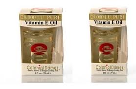 It can help with skin growth, scars, brown spots, and can also moisturize skin efficiently. Colonial Dames Vitamin E Oil 28 000 I U Pure E Oil 1 Fl Oz X 2