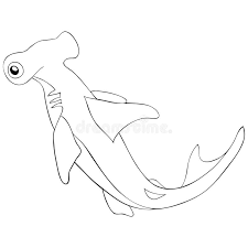 Feel free to print and color from the best 39+ goblin shark coloring pages at getcolorings.com. Adult Coloring Page Hammerhead Shark Stock Vector Illustration Of Cute Adult 90020679