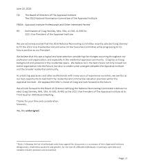 The Appraisal Institute Ignores Its Membership For Third Time In Sham  Election Maneuver