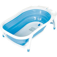 How to bathe a baby in a bathtub. Children Folding Bath Tub Blue Buy Online At Best Price In Uae Amazon Ae
