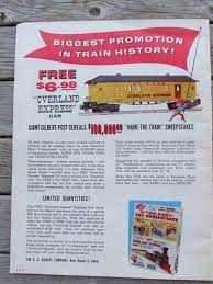 Vintage Original 1959 Lionel & American Flyer Train Catalog SL&EC Sticker  50th | eBay