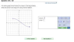 In interval notation we just write the beginning and ending numbers of the interval, and use: Solved The Entire Graph Of The Function H Is Shown In The Chegg Com