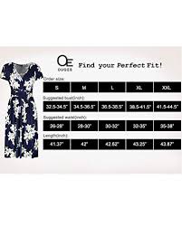 Ouges womens 1950s scalloped neck vintage cocktail dress,, black013, size medium. Ouges Women S Summer Short Sleeve V Neck Pattern Knee Length Dress With Pockets Floral01 S Pricepulse