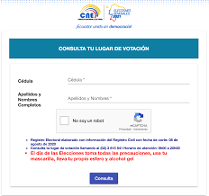 Con el link que la onpe puso a disposición de peruanos y peruanas, se puede confirmar el local de votación, quién es miembro de las elecciones generales 2021 tendrán lugar el próximo 11 de abril. Consulte Su Lugar De Votacion Para La Segunda Vuelta De Las Elecciones De Ecuador 2021 Ecuador Noticias El Universo