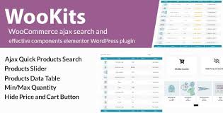 Wookits Woocommerce Ajax Search And Effective Components Elementor Wordpress Plugin In 2020 Wordpress Plugins Plugins Woocommerce