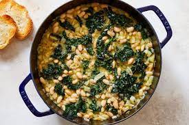 Braised White Beans Greens With Parmesan Lidey Heuck Nyt Cooking In 2021 Vegetarian Main Course Nyt Cooking White Beans