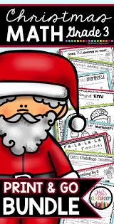 Christmas Math 3rd Grade These Pages Were Great To Work On Right Before Christmas Break Christmas Math Christmas Math Worksheets First Grade Math Worksheets