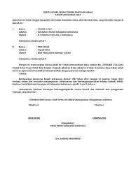 Tulis dengan bahasa indonesia sesuai ejaan yang benar, bergaya formal, tetapi ringkas dan informatif. Download Contoh Surat Resmi Laporan Keuangan