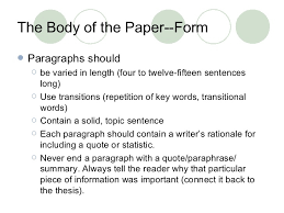 The length of the introduction will vary depending on the type of research paper you are writing. Writing The Introduction Body And Conclusion