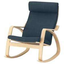 poang schommelstoel hillared donkerblauw lees meer ikea rocking chair fabric armchairs ikea