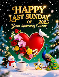 HAPPY LAST SUNDAY OF DECEMBER 28 2025🎈 GOOD MORNING TO ALL OF YOU FRIENDS  🌻 🌹 BLESSED SUNDAY TO EVERYONE 🙏🙏