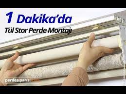 Zebra perdeler yıkandıktan sonra perdenin montajlanmış biçimine göre takılması uğraştırabilir ya da oldukça basit olabilir. Ikili Tul Stor Perde Montaji Nasil Yapilir Perdesiparisi Com Yardim Youtube