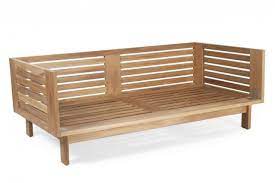 10 Easy Pieces Garden Benches Gardenista Outdoor Sofa Wooden Garden Furniture Wooden Garden Benches