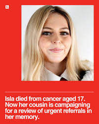 Isla Sneddon passed away aged just 17 in March