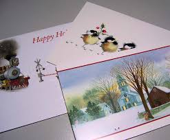 You need two cards which are roughly the same size. Art Lesson Sixteen