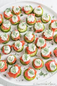 The cream cheese and salmon in these wraps make for decadent breakfast burritos. Smoked Salmon Appetizer Bites W Lemon Dill Cream Cheese