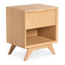 Erika Scandinavian Wooden Bedside Table The Design Edit