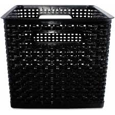Black And Yellow Storage Bins Walmart 28 For 2 Product In Inches L X W X H 14 0 X 11 0 X 11 0 Bins Pretty Office Supplies 10 Things
