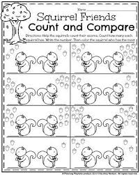 Fall Kindergarten Worksheets For November Planning Playtime Comparing Numbers Kindergarten Fall Kindergarten Math Centers Kindergarten