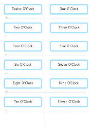 All of them are free. Free Teach Time Flashcards For Kids Totcards