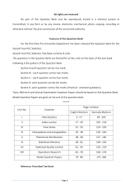 Karnataka 2nd Puc Question Bank For Statistics Aglasem Schools